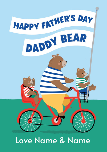 Daddy Bear Father's Day Card