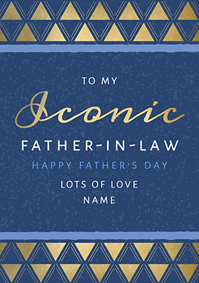 Iconic Father-In-Law Card