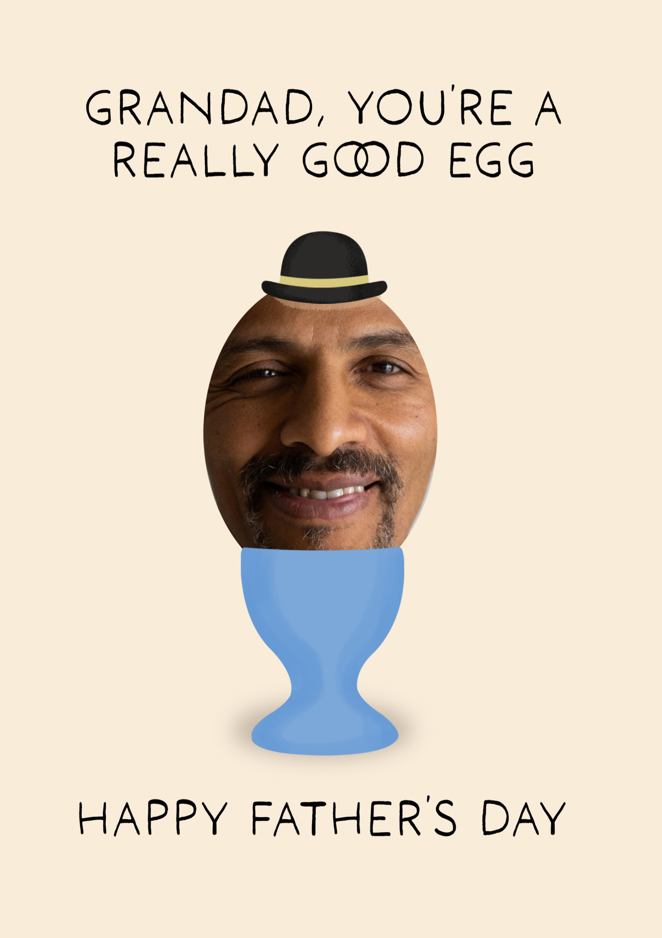 Good Egg Grandad Photo Card