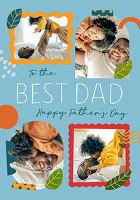 Tap to view Best Dad 4 Photo Father's Day Card