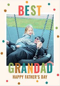 Tap to view Happy Snap Best Grandad Fathers Day Card