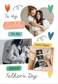 Tap to view Wonderful Daddy To Be Father's Day 3 Photo Card