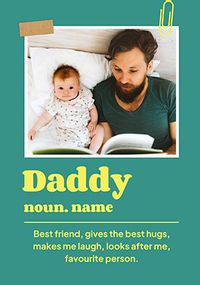 Tap to view Daddy Noun Father's Day Photo Card