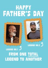 Tap to view One Legend to Another Father's Day Photo Card