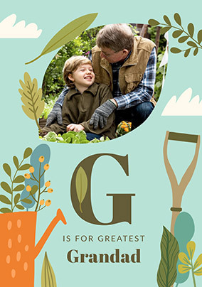 G is for Greatest Grandad Card