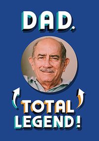 Tap to view Total Legend Father's Day Photo Card
