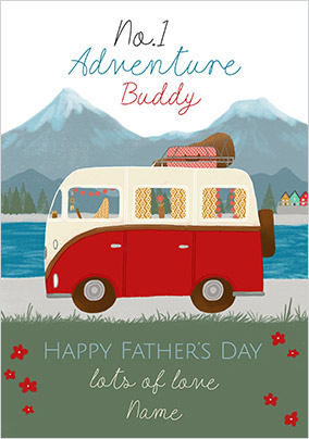 Adventure Buddy Father's Day Card