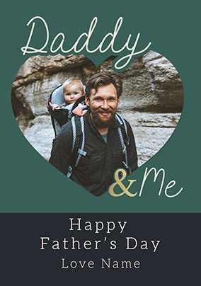 Daddy & Me Father's Day Card