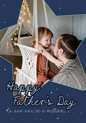 Happy Father's Day Star Photo Upload