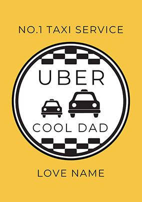 Taxi Dad Happy Father's Day