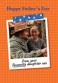 Tap to view Favourite Daughter Polaroid Father's Day Card