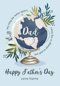 Tap to view Across The Miles Happy Father's Day Card