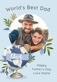 Tap to view World's Best Dad Father's Day Photo Card