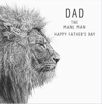 Tap to view Dad The Mane Man Square Father's Day Card
