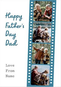 Tap to view Dad Photo Film Strip Father's Day Card