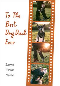 Tap to view Dog Dad Photo Film Strip Father's Day Card