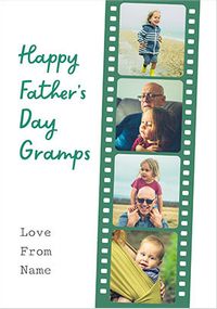 Tap to view Grandad Photo Film Strip Father's Day Card