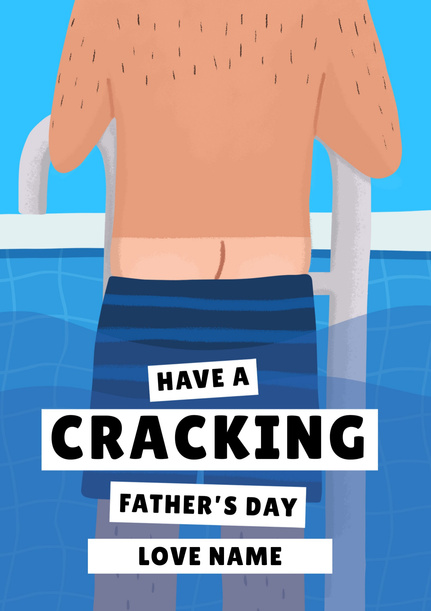 Cracking Father's Day Card