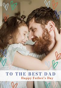Tap to view Best Dad Father's Day 1 Photo Card