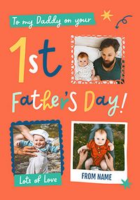 Tap to view First Father's Day 3 Photo Card