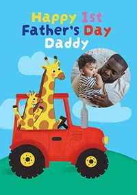 Tap to view 1st Father's Day Giraffes Card
