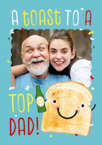 Tap to view A Toast To Dad Father's Day Photo Card