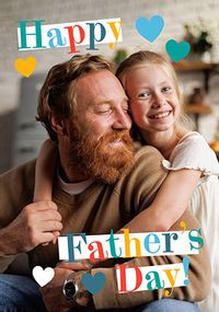Tap to view Full Photo Happy Father's Day Portrait Card