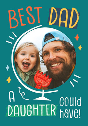 Cancer Research UK Best Dad A Daughter Can Have Father's Day Photo Card