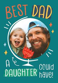 Tap to view Cancer Research UK Best Dad A Daughter Can Have Father's Day Photo Card