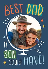 Tap to view Cancer Research UK Best Dad A Son Could Have Father's Day Photo Card