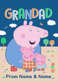 Tap to view Peppa Pig Grandad From Us Father's Day Card