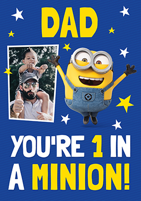 One In A Minion Dad Father's Day Photo Card