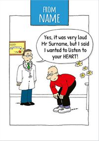 Tap to view Doctor's Appointment Father's Day Card
