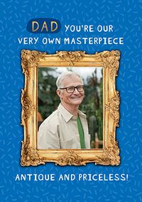 Tap to view Antique Masterpiece Father's Day Photo Card