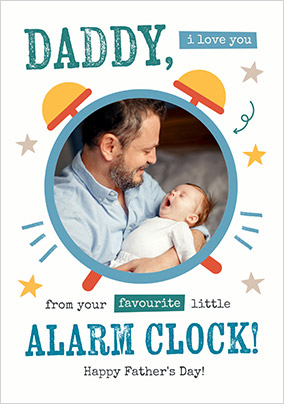 Happy Father's Day from your Alarm Clock Photo Card