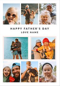Tap to view 8 Photo Happy Father's Day Card
