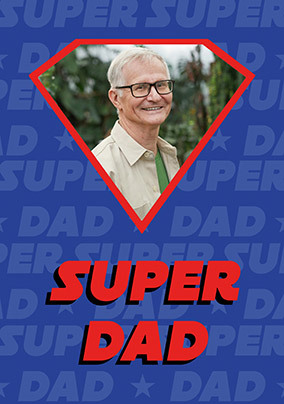 Super Dad Father's Day Photo Card