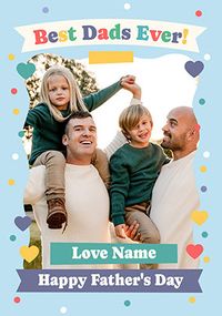 Tap to view Best Dads Ever Photo Father's Day Card