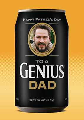 To A Genius Dad Father's Day Photo Card