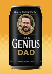 Tap to view To A Genius Dad Father's Day Photo Card