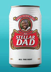 Tap to view Stellar Dad Father's Day Photo Card
