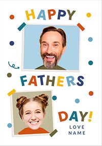 Tap to view Funky Faces Happy Father's Day 2 Photo Card