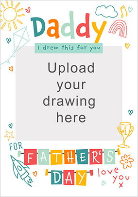 Artwork Image Upload Father's Day Card