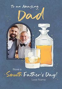 Tap to view Amazing Dad Whiskey Photo Father's Day Card