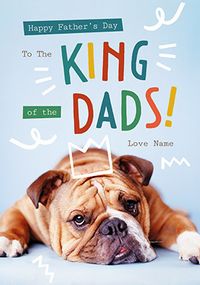 Tap to view Rachael Hale King Of The Dads Father's Day Card