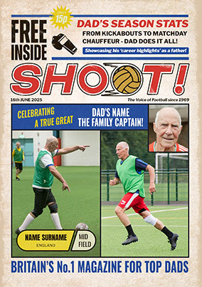 Shoot Magazine Father's Day 3 Photo Card