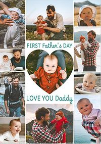 Tap to view 11 Photo 1st Father's Day Card
