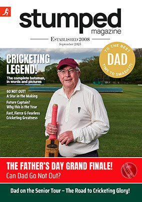 Stumped Cricket Magazine Photo Upload Father's Day Card