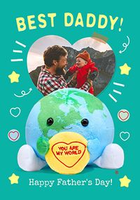 Tap to view Swizzels Love Hearts You Are My World Daddy Father's Day Photo Card