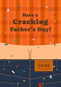 Tap to view Personalised Have a Cracking Father's Day Card
